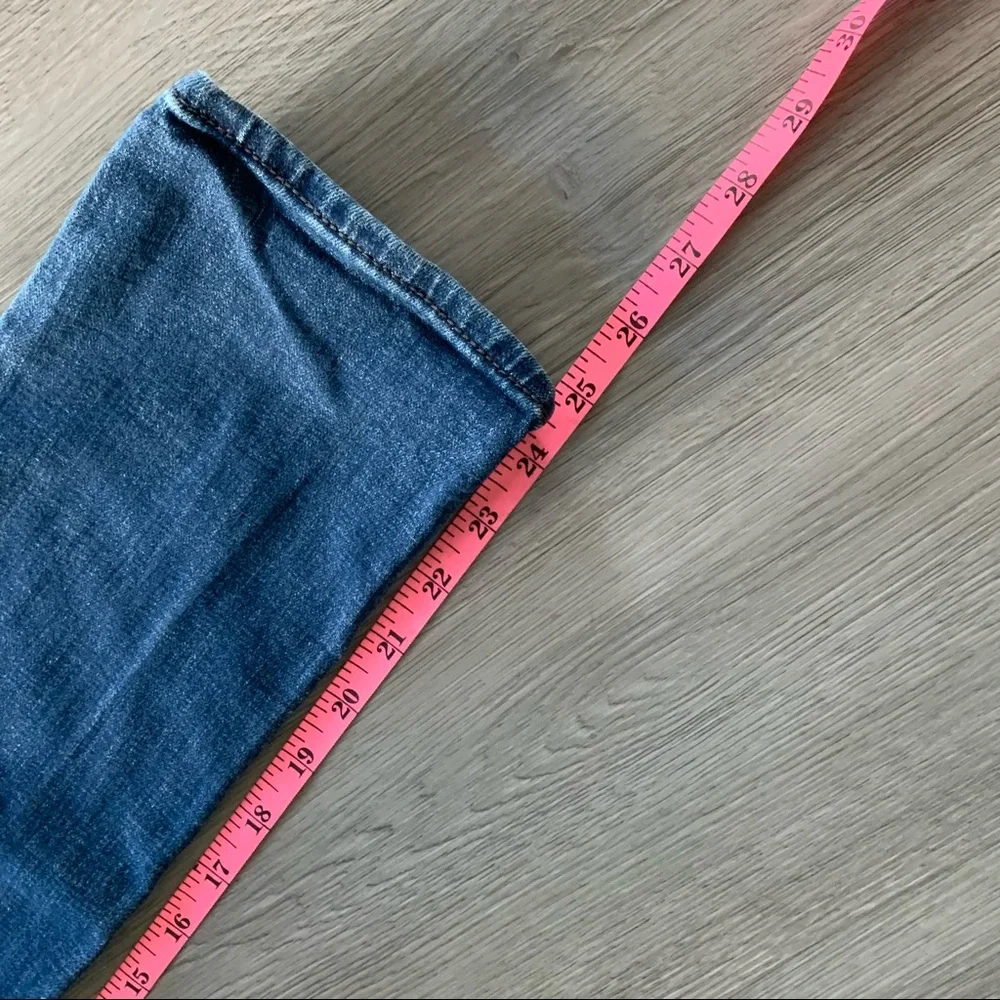 Kut from the Cloth Reese Ankle Straight Leg Distressed Jeans Blue - Picture 7 of 7